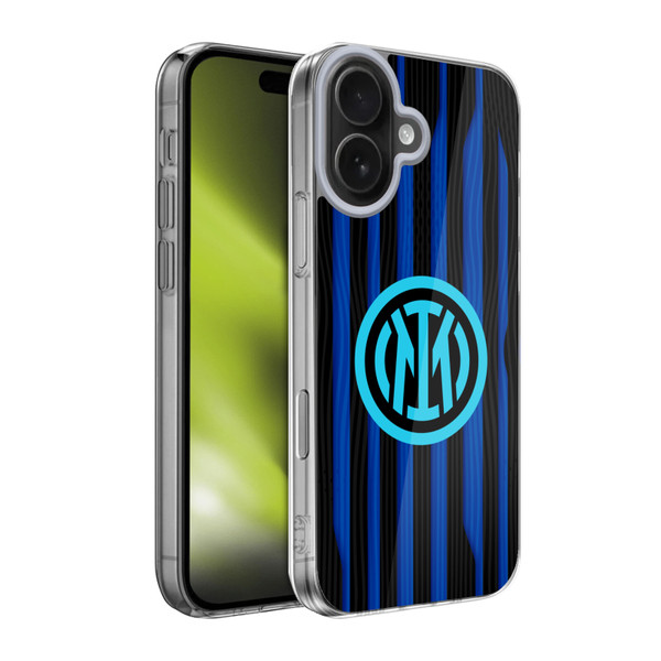 Fc Internazionale Milano 2025/26 Crest Kit Home Soft Gel Case for Apple iPhone 17