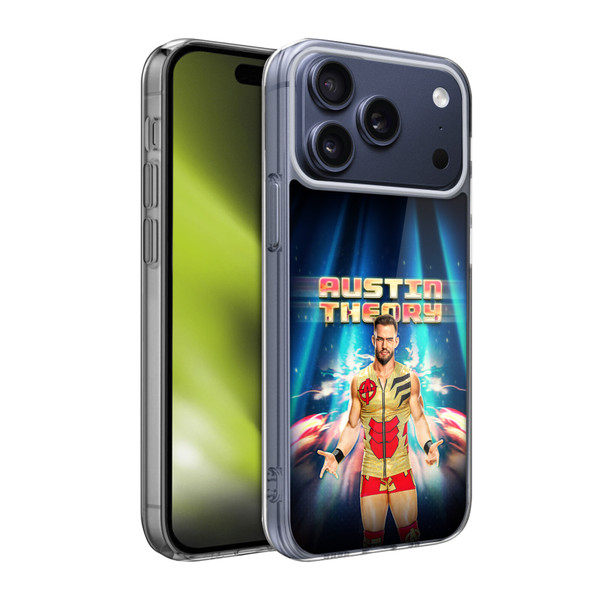 WWE Austin Theory Portrait Soft Gel Case for Apple iPhone 17 Pro Max