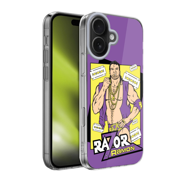 WWE Razor Ramon Legends Illustrated Soft Gel Case for Apple iPhone 17