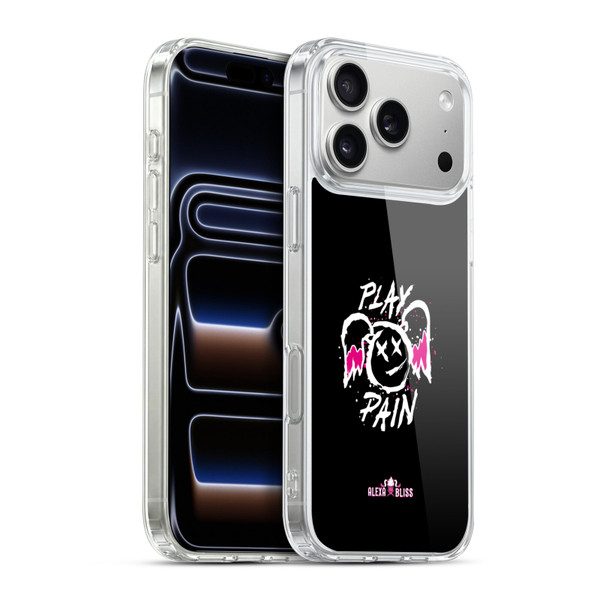 WWE Alexa Bliss Graphics Play Pain Smiley Soft Gel Case for Apple iPhone 17 Pro Max