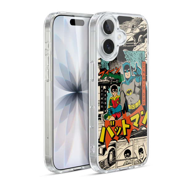 Batman DC Comics Bat-Manga! Collage Soft Gel Case for Apple iPhone 17