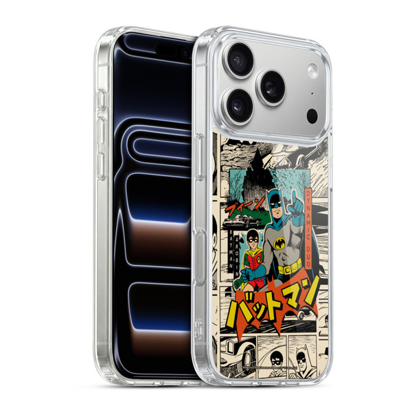 Batman DC Comics Bat-Manga! Collage Soft Gel Case for Apple iPhone 17 Pro
