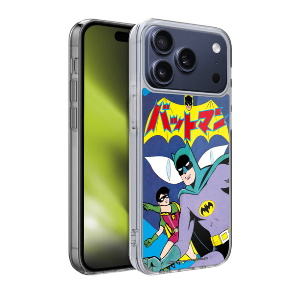 Batman DC Comics Bat-Manga! Comic Book Cover Soft Gel Case for Apple iPhone 17 Pro