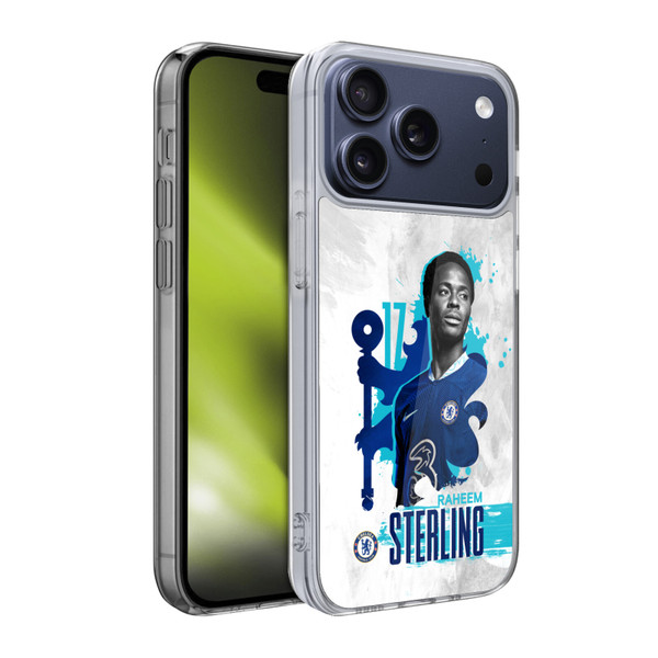 Chelsea Football Club 2022/23 First Team Raheem Sterling Soft Gel Case for Apple iPhone 17 Pro Chelsea Football Club 2022/23 First Team Raheem Sterling Soft Gel Case for Apple iPhone 17 Pro