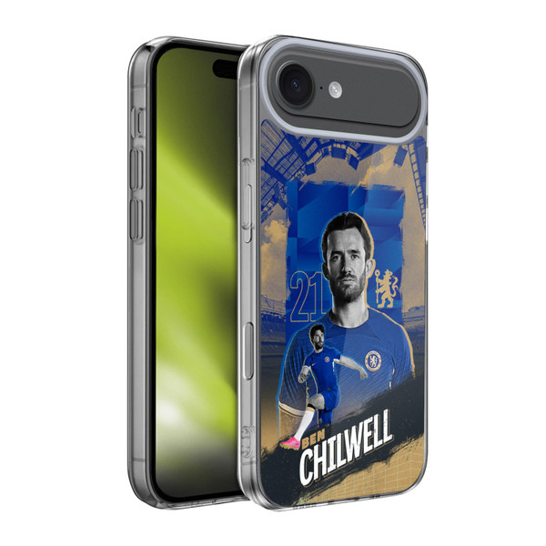 Chelsea Football Club 2023/24 First Team Ben Chilwell Soft Gel Case for Apple iPhone 17 Air