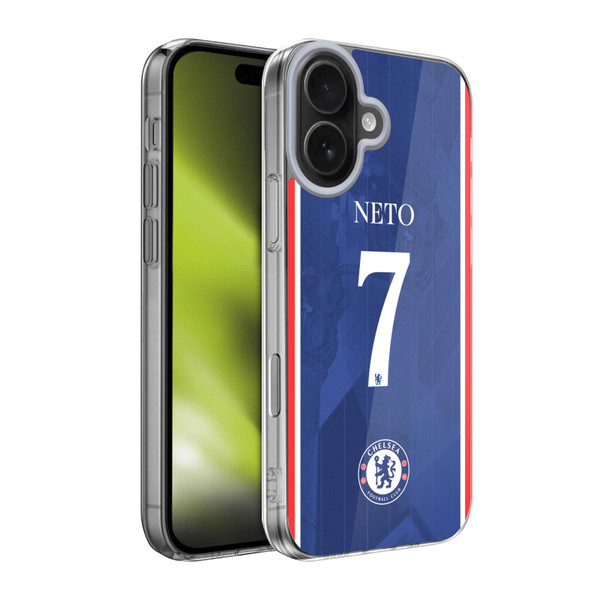Chelsea Football Club 2025/26 Players Home Kit Pedro Neto Soft Gel Case for Apple iPhone 17 Chelsea Football Club 2025/26 Players Home Kit Pedro Neto Soft Gel Case for Apple iPhone 17