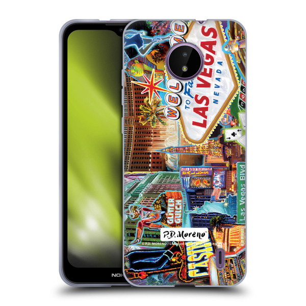 P.D. Moreno Cities Las Vegas 1 Soft Gel Case for Nokia C10 / C20
