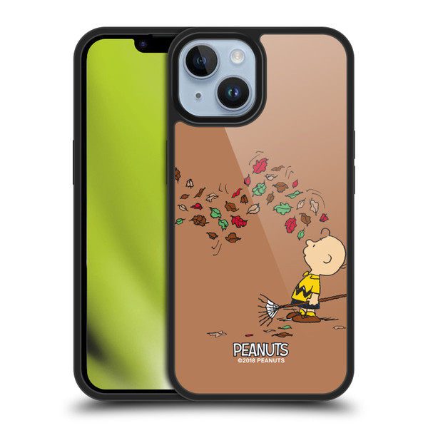 Peanuts Charlie Brown Autumn Gel Armour Case For Apple iPhone 14