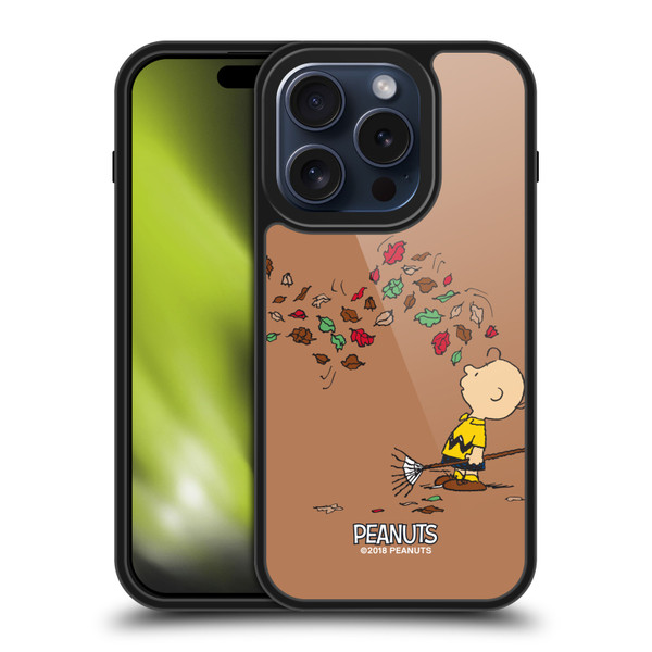 Peanuts Charlie Brown Autumn Gel Armour Case For Apple iPhone 15 Pro