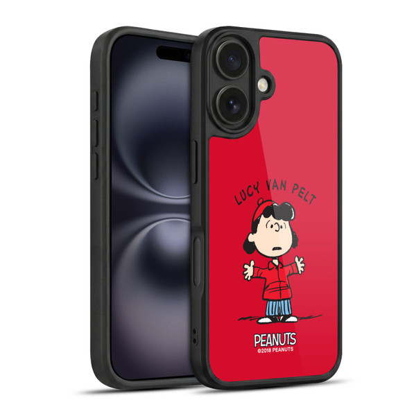 Peanuts Characters Lucy van Pelt Gel Armour Case For Apple iPhone 16
