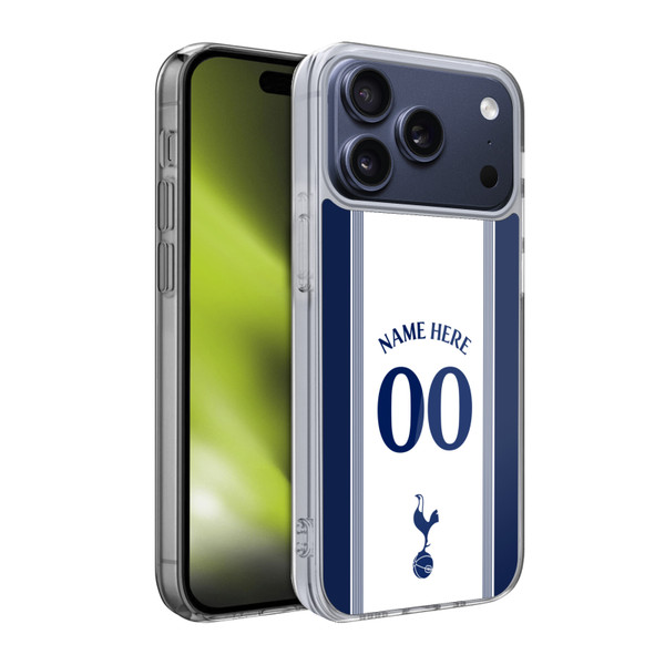 Custom Customised Personalised Tottenham Hotspur F.C. 2024/25 Badge Kit Home Soft Gel Case for Apple iPhone 17 Pro Custom Customised Personalised Tottenham Hotspur F.C. 2024/25 Badge Kit Home Soft Gel Case for Apple iPhone 17 Pro
