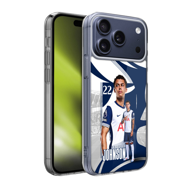 Tottenham Hotspur F.C. 2024/25 First Team Brennan Johnson Soft Gel Case for Apple iPhone 17 Pro Max