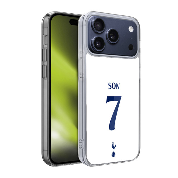 Tottenham Hotspur F.C. 2021/22 Players Home Kit Son Heung-Min Soft Gel Case for Apple iPhone 17 Pro Tottenham Hotspur F.C. 2021/22 Players Home Kit Son Heung-Min Soft Gel Case for Apple iPhone 17 Pro