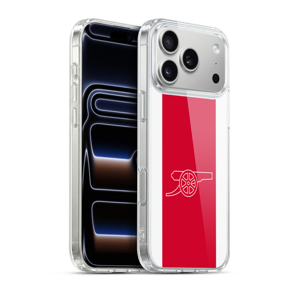 Arsenal FC Logos Gunners Soft Gel Case for Apple iPhone 17 Pro Max