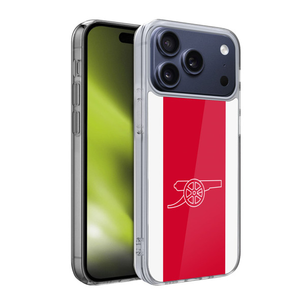Arsenal FC Logos Gunners Soft Gel Case for Apple iPhone 17 Pro
