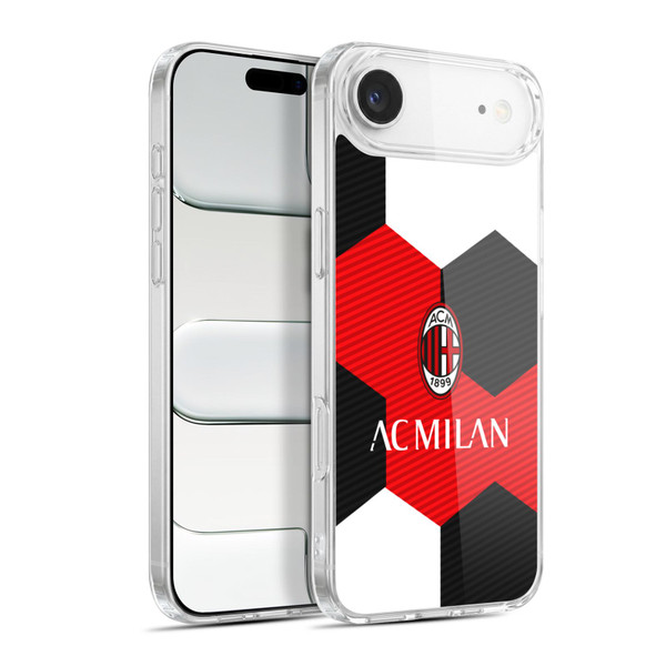 AC Milan Crest Ball Soft Gel Case for Apple iPhone 17 Air