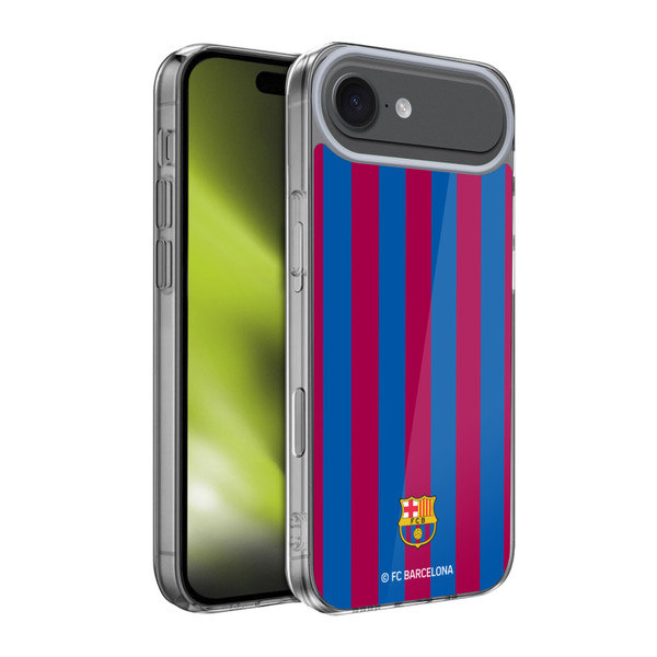 FC Barcelona Crest Stripes Soft Gel Case for Apple iPhone 17 Air