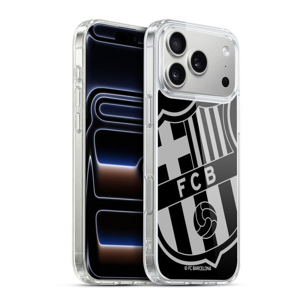 FC Barcelona Crest Oversized Soft Gel Case for Apple iPhone 17 Pro Max