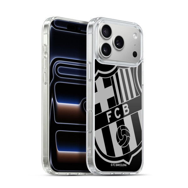 FC Barcelona Crest Oversized Soft Gel Case for Apple iPhone 17 Pro Max