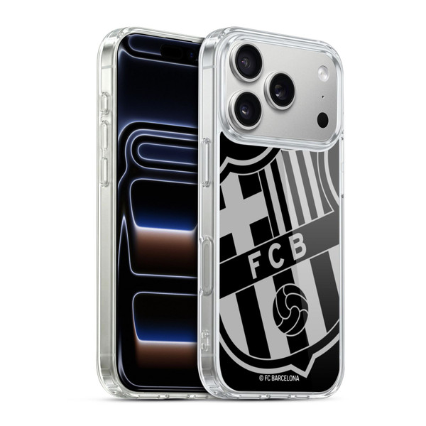 FC Barcelona Crest Oversized Soft Gel Case for Apple iPhone 17 Pro