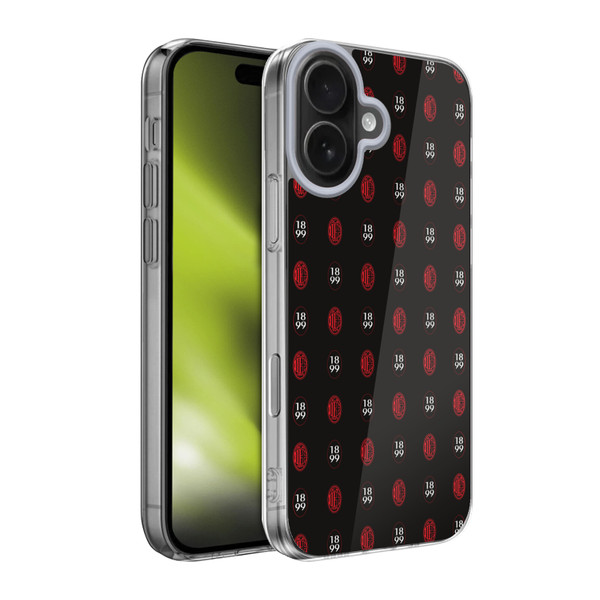 AC Milan Art Pattern Logo Soft Gel Case for Apple iPhone 17 AC Milan Art Pattern Logo Soft Gel Case for Apple iPhone 17
