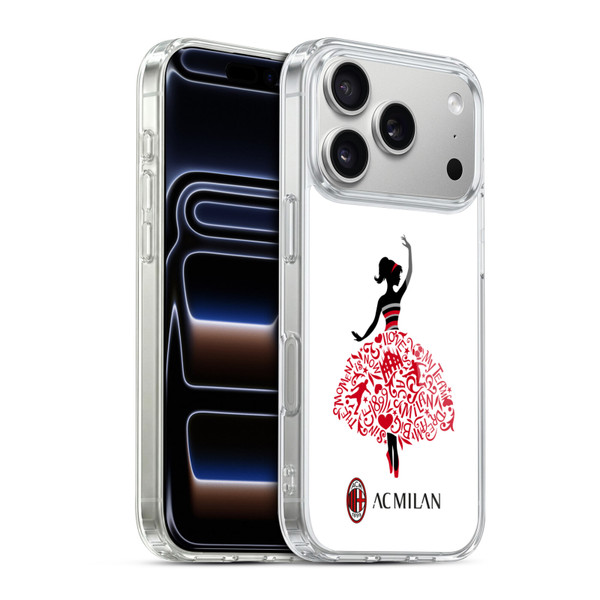 AC Milan Children Dream Big Soft Gel Case for Apple iPhone 17 Pro