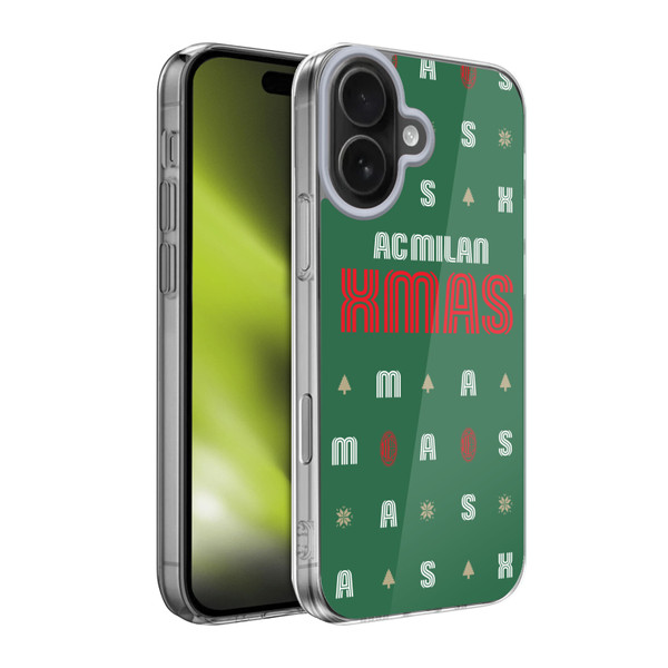 AC Milan Christmas Jumper Pattern 2 Soft Gel Case for Apple iPhone 17