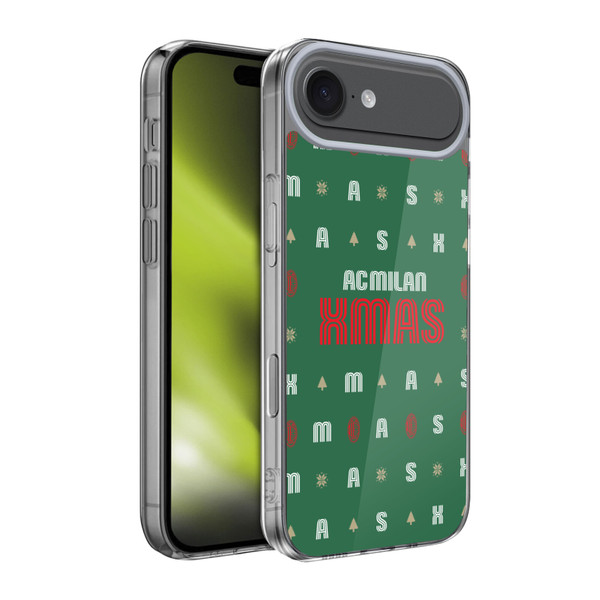 AC Milan Christmas Jumper Pattern 2 Soft Gel Case for Apple iPhone 17 Air
