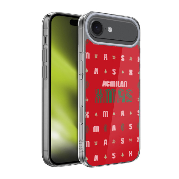 AC Milan Christmas Jumper Pattern Soft Gel Case for Apple iPhone 17 Air