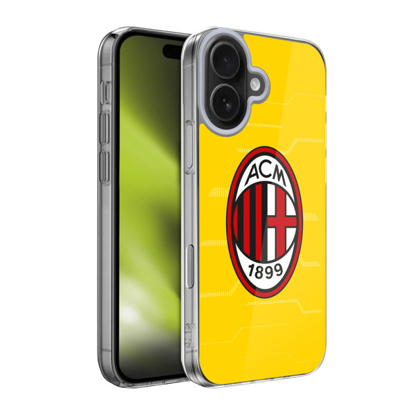 AC Milan 2018/19 Crest Kit Home Goalkeeper Soft Gel Case for Apple iPhone 17