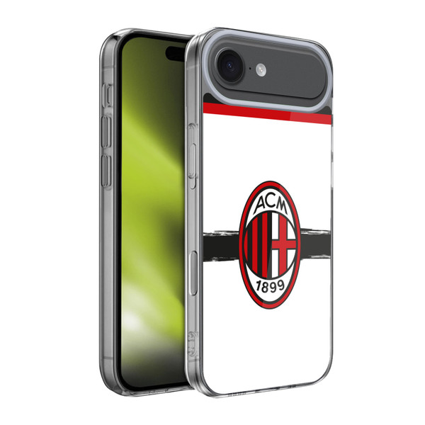 AC Milan 2018/19 Crest Kit Away Soft Gel Case for Apple iPhone 17 Air