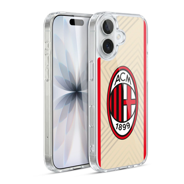 AC Milan 2021/22 Crest Kit Away Soft Gel Case for Apple iPhone 17