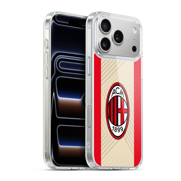AC Milan 2021/22 Crest Kit Away Soft Gel Case for Apple iPhone 17 Pro Max