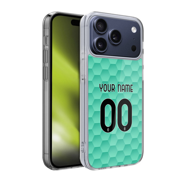 Custom Customised Personalised AC Milan 2020/21 Kit Away Soft Gel Case for Apple iPhone 17 Pro