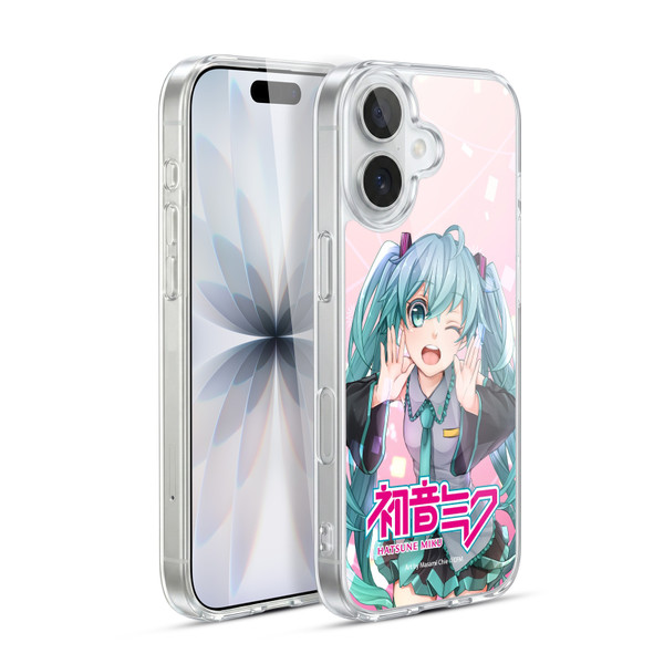Hatsune Miku Graphics Wink Soft Gel Case for Apple iPhone 17