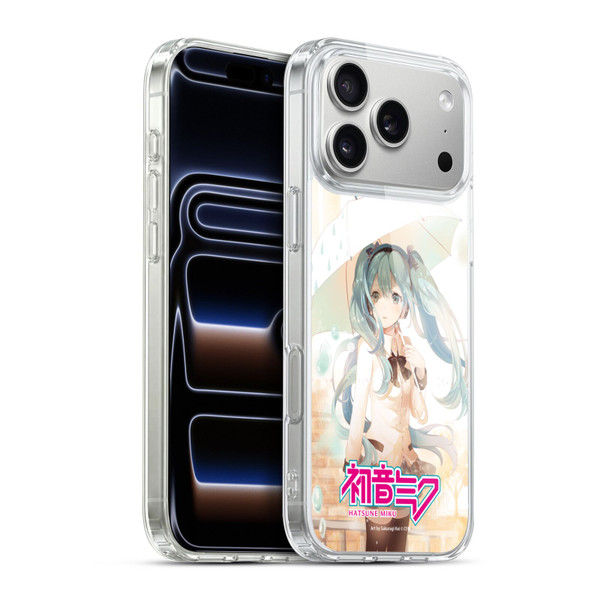 Hatsune Miku Graphics Rain Soft Gel Case for Apple iPhone 17 Pro Max