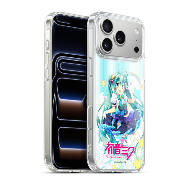 Hatsune Miku Graphics Stars And Rainbow Soft Gel Case for Apple iPhone 17 Pro Max