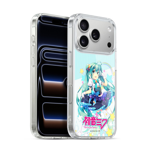 Hatsune Miku Graphics Stars And Rainbow Soft Gel Case for Apple iPhone 17 Pro