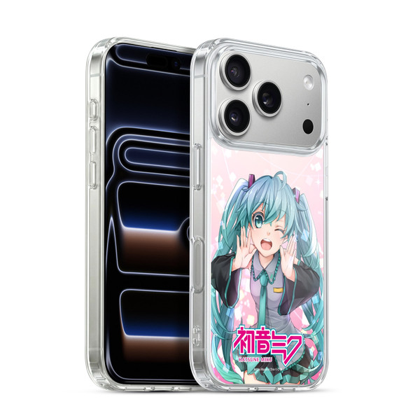 Hatsune Miku Graphics Wink Soft Gel Case for Apple iPhone 17 Pro