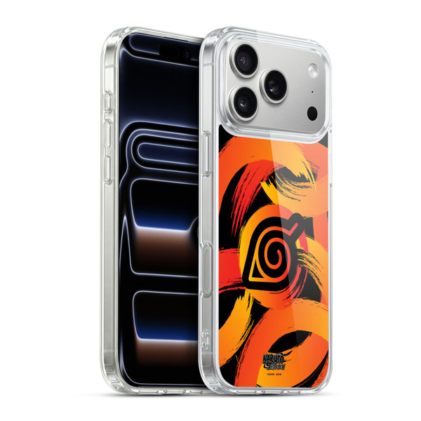 Naruto Shippuden Iconic Konoha Nine Tails Soft Gel Case for Apple iPhone 17 Pro Max
