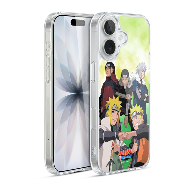 Naruto Shippuden Key Art Hokage Group Soft Gel Case for Apple iPhone 17