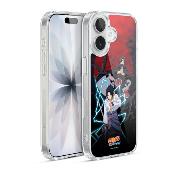 Naruto Shippuden Key Art Sasuke And Itachi Soft Gel Case for Apple iPhone 17