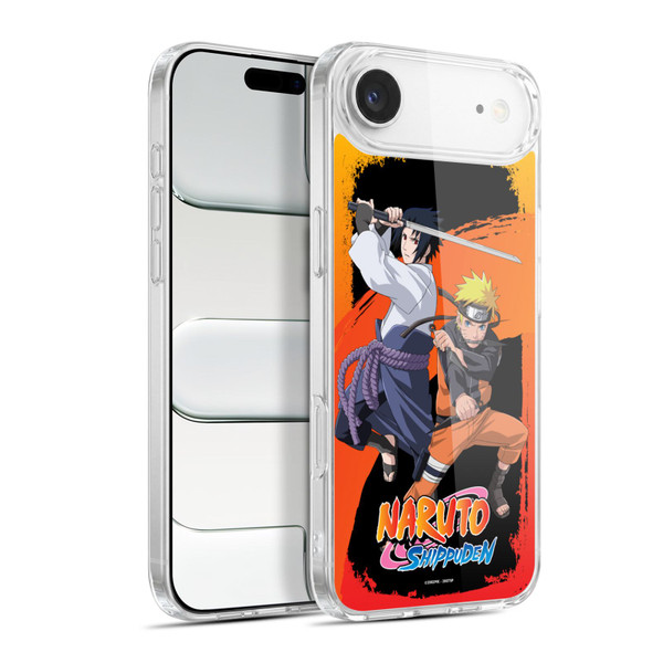 Naruto Shippuden Key Art Naruto And Sasuke Soft Gel Case for Apple iPhone 17 Air