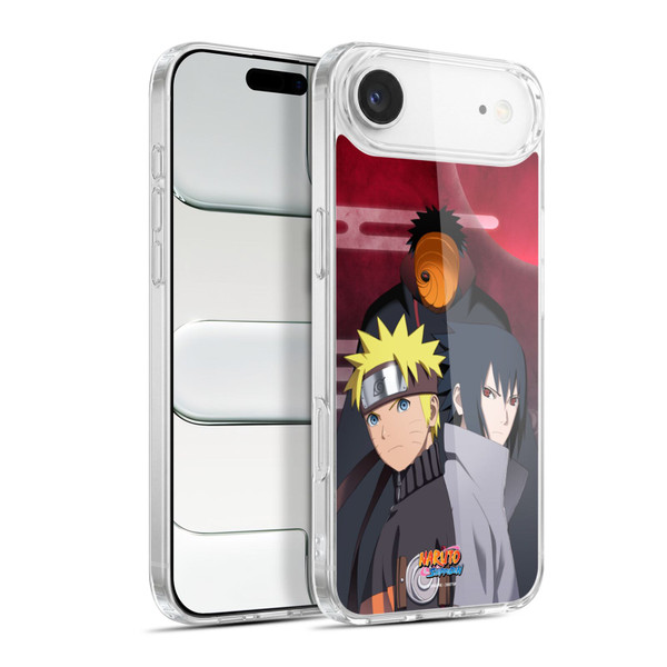 Naruto Shippuden Key Art Obito Naruto Sasuke Soft Gel Case for Apple iPhone 17 Air