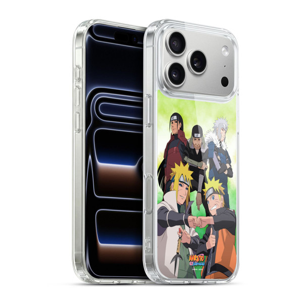 Naruto Shippuden Key Art Hokage Group Soft Gel Case for Apple iPhone 17 Pro Max