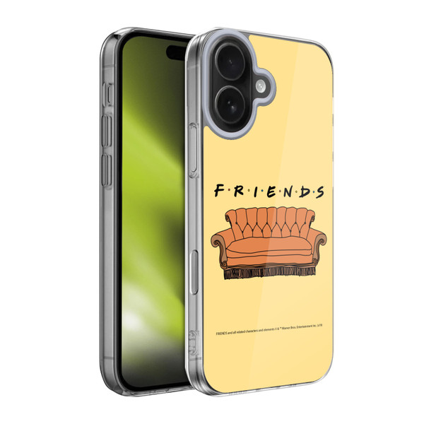 Friends TV Show Iconic Couch Soft Gel Case for Apple iPhone 17