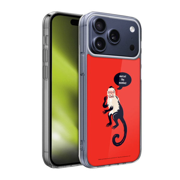 Friends TV Show Iconic Marcel The Monkey Soft Gel Case for Apple iPhone 17 Pro Max