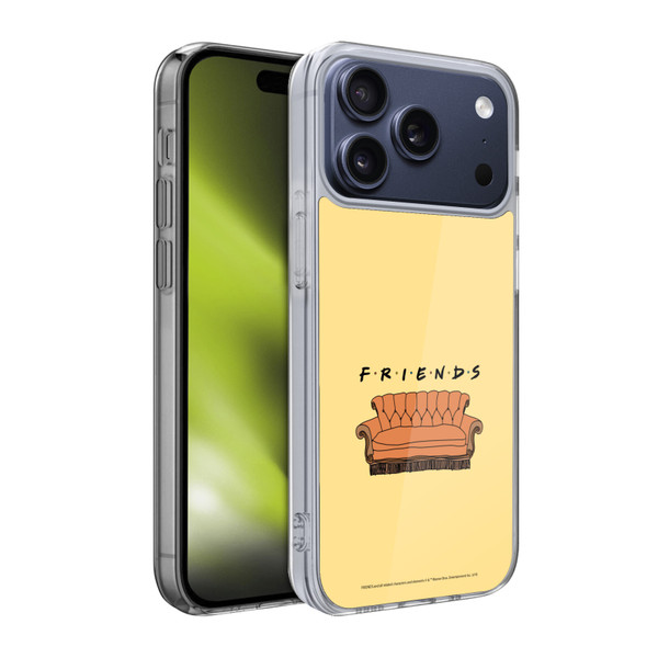 Friends TV Show Iconic Couch Soft Gel Case for Apple iPhone 17 Pro