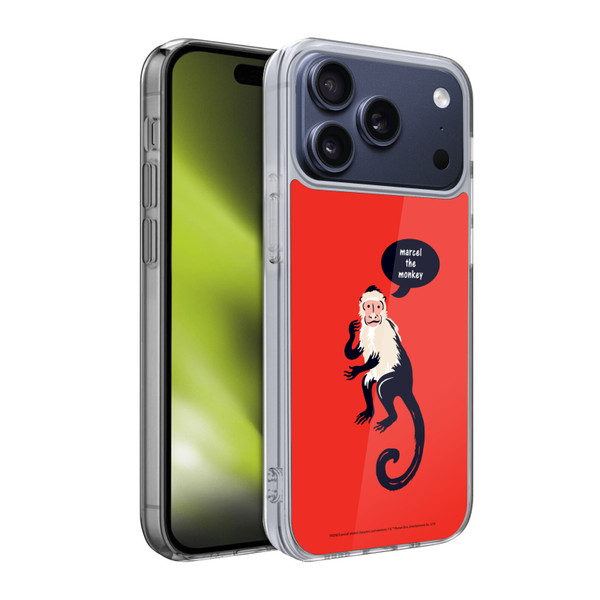 Friends TV Show Iconic Marcel The Monkey Soft Gel Case for Apple iPhone 17 Pro