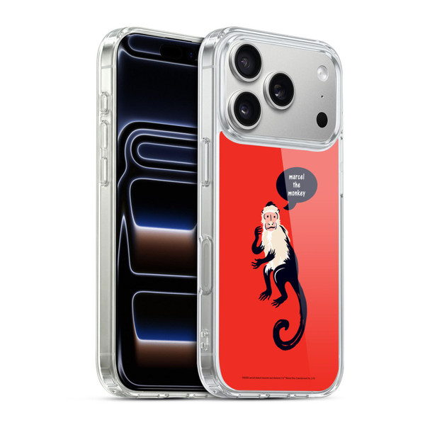 Friends TV Show Iconic Marcel The Monkey Soft Gel Case for Apple iPhone 17 Pro